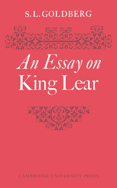 king lear thesis ideas