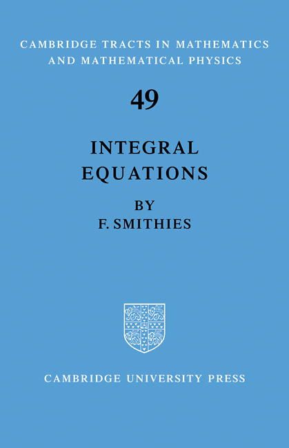 Integral Equations