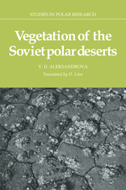 Vegetation of the Soviet Polar Deserts