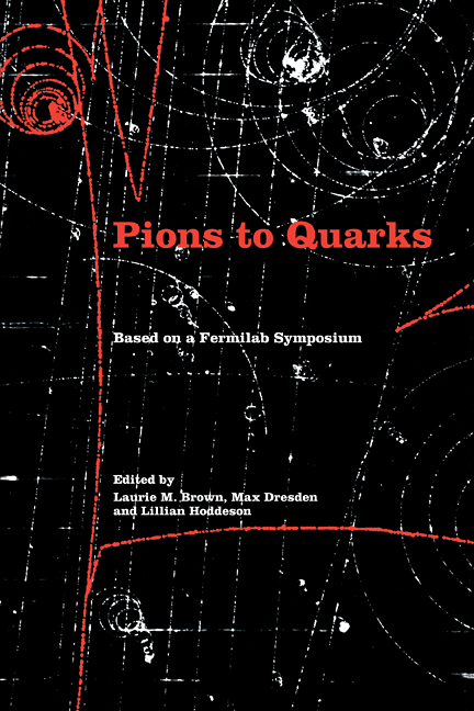 Pions to Quarks