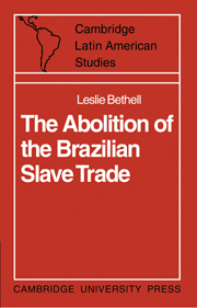 The Abolition of the Brazilian Slave Trade