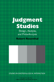 Judgment Studies