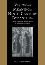 Vision And Meaning Ninth Century Byzantium Image Exegesis Homilies   9780521101813 