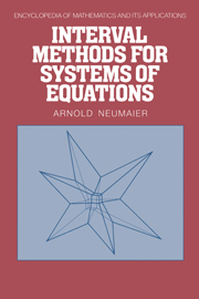 Interval Methods for Systems of Equations