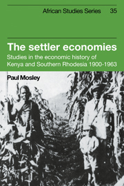 The Settler Economies