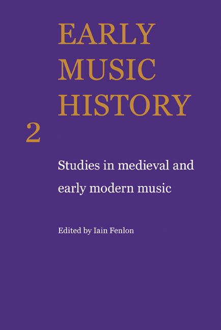 Early Music History