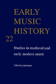 Early Music History