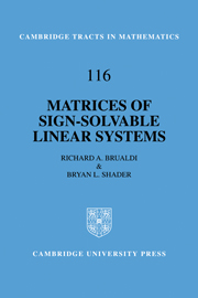 Matrices of Sign-Solvable Linear Systems