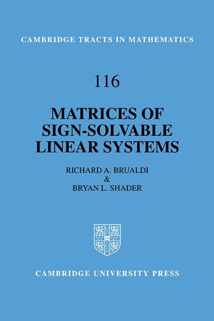 Matrices of Sign-Solvable Linear Systems