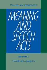 Meaning and Speech Acts