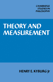 Theory and Measurement