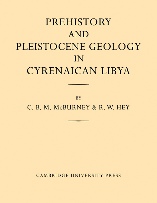 Prehistory and Pleistocene Geology in Cyrenaican Libya