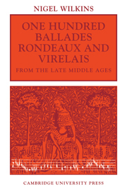 One Hundred Ballades, Rondeaux and Virelais from the Late Middle Ages