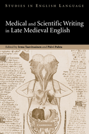 Medical and Scientific Writing in Late Medieval English