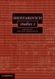 Shostakovich Studies 2