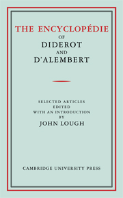 The Encyclopédie of Diderot and D'Alembert