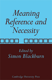 Meaning, Reference and Necessity