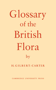 Glossary of the British Flora