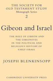 Gibeon and Israel