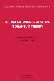 The Racah-Wigner Algebra in Quantum Theory