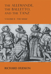 The Allemande and the Tanz