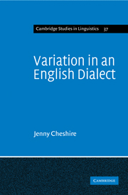 Variation in an English Dialect