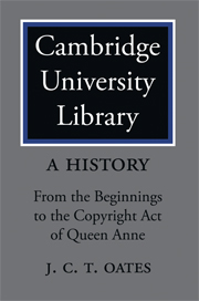 Cambridge University Library: A History