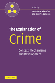 The Explanation of Crime