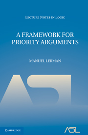 A Framework for Priority Arguments
