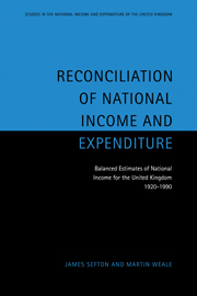 Studies in the National Income and Expenditure of the UK