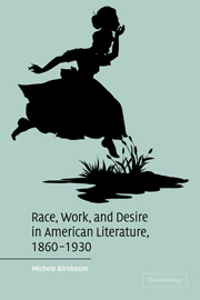 Race, Work, and Desire in American Literature, 1860–1930