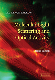 Molecular Light Scattering and Optical Activity