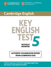 cambridge key english test 5 free