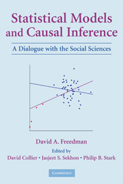 Statistical Models and Causal Inference