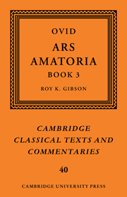 Ovid: Ars Amatoria, Book III