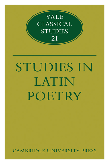 Latin Poetry Terms