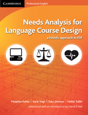 Needs Analysis for Language Course Design 