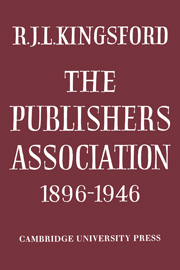 The Publishers Association 1896–1946