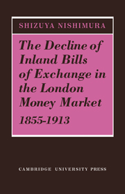 The Decline of Inland Bills of Exchange in the London Money Market 1855–1913