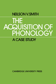 The Acquisition of Phonology