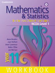 Picture of Mathematics and Statistics for the New Zealand Curriculum Year 11 NCEA Level 1 Workbook