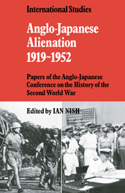 Anglo-Japanese Alienation 1919–1952