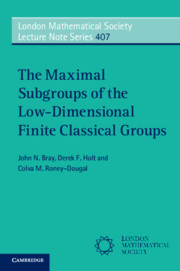 The Maximal Subgroups of the Low-Dimensional Finite Classical Groups