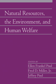 Natural Resources, the Environment, and Human Welfare