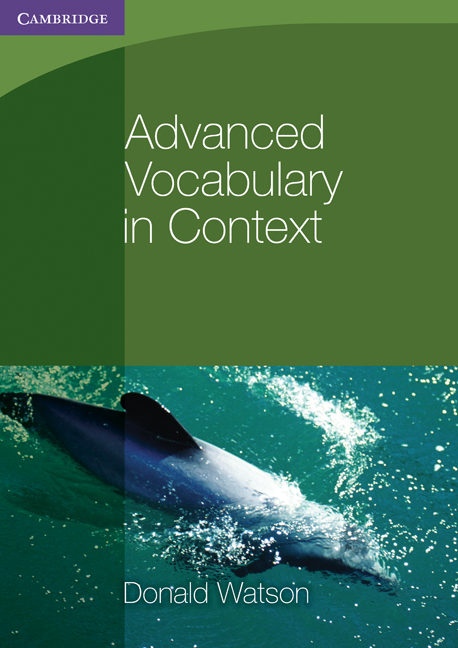 Advanced Vocabulary in Context