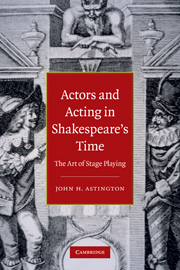 Actors and Acting in Shakespeare's Time