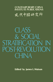 Class and Social Stratification in Post-Revolution China