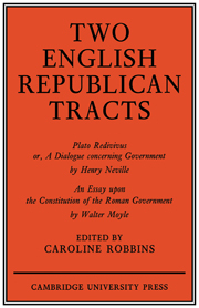 Two English Republican Tracts