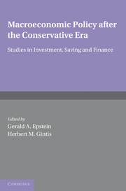 Macroeconomic Policy after the Conservative Era