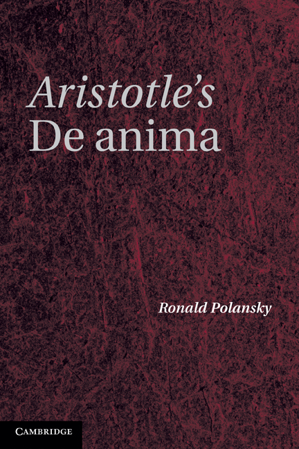 Aristotle's <I>De Anima</I>